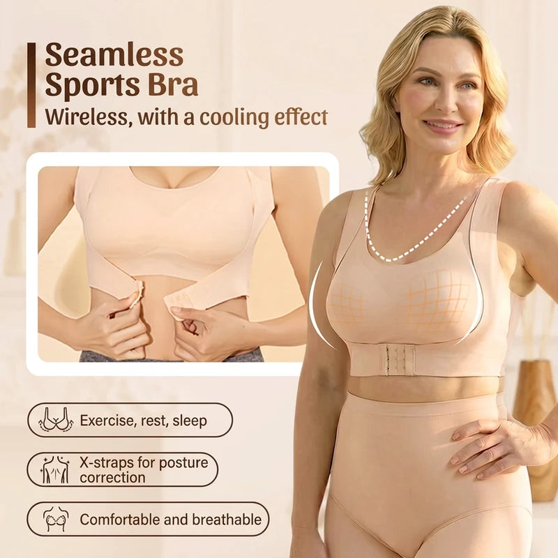 Seamless Wireless Posture  Bra