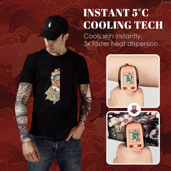 Sun-Protective Tattoo Cooling Sleeve