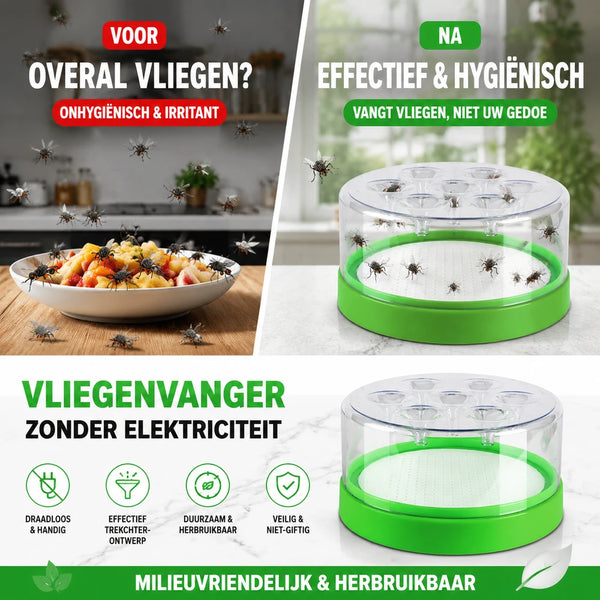 Reusable Non-Electric Fly Trap