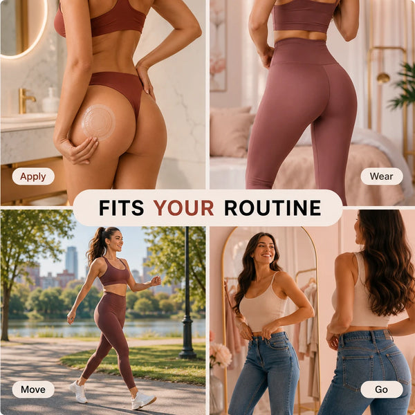 Body-Contour Sculpting Micro Patches