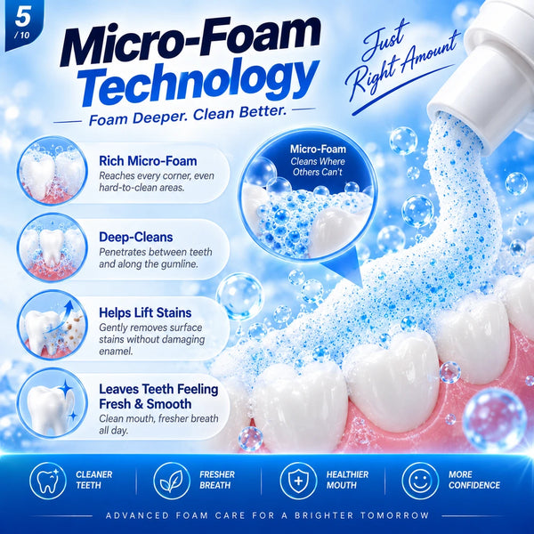 Foam Bright Whitening Foaming Toothpaste