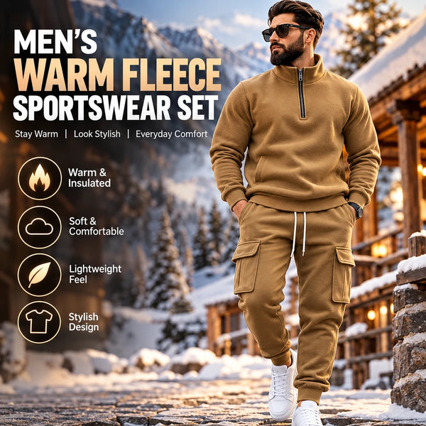 Mivolux Men's Warm Fleece Sportswear Set