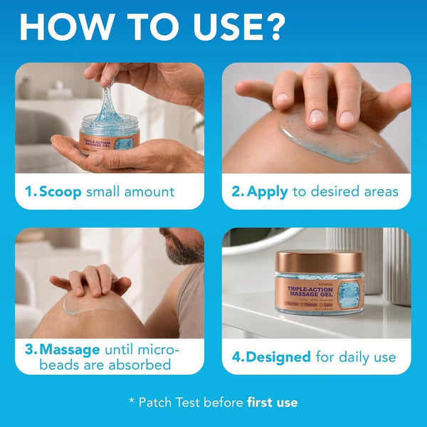 Kinzeno Triple Action Massage Gel