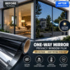 Black One-Way Mirror Privacy Window Film