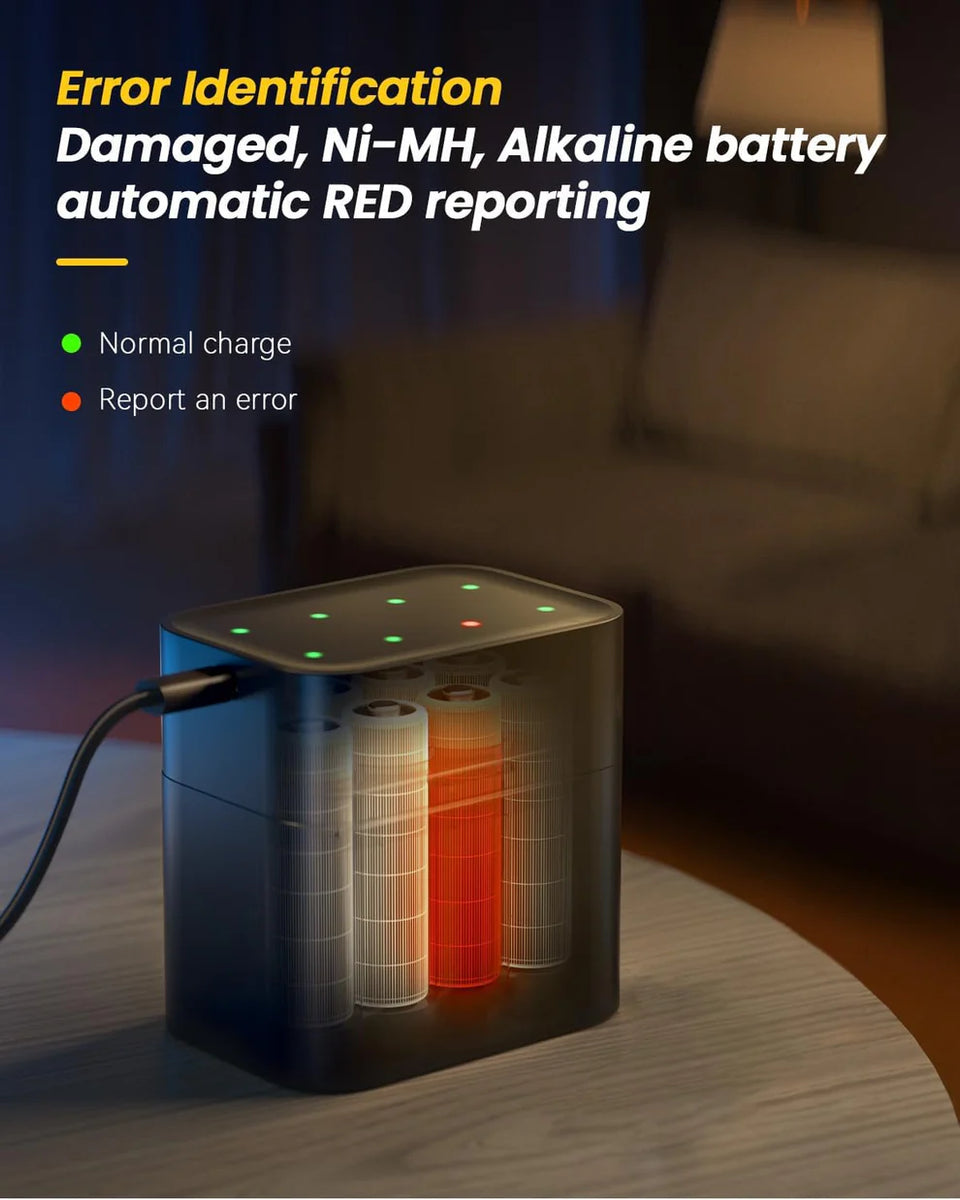 Charging Compartment - Rechargeable Aa/Aaa Lithium Battery