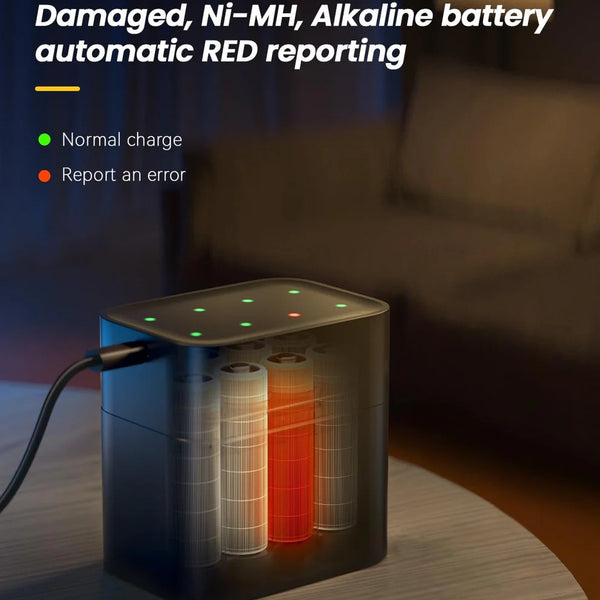 Charging Compartment - Rechargeable Aa/Aaa Lithium Battery