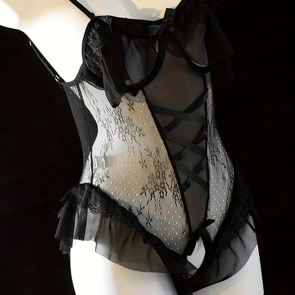 Women's Sexy Bunny Bodysuit Set