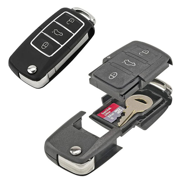 Discreet Car Key with Hidden Compartment