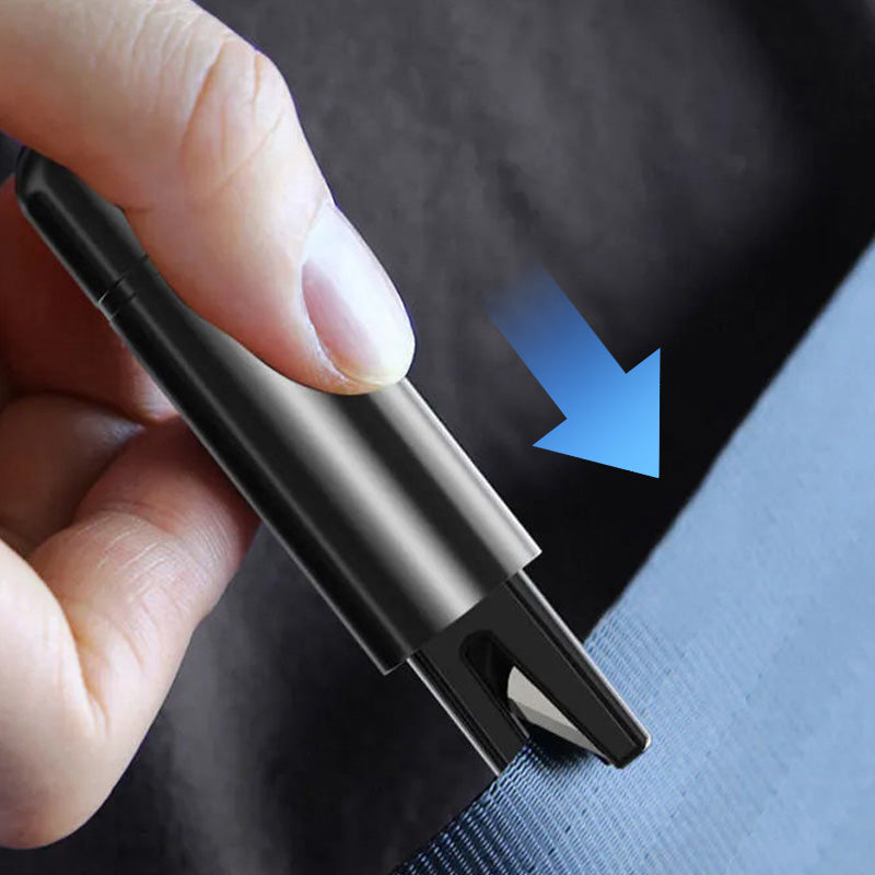 Multi-Functional Dual-Headed Car Safety Hammer