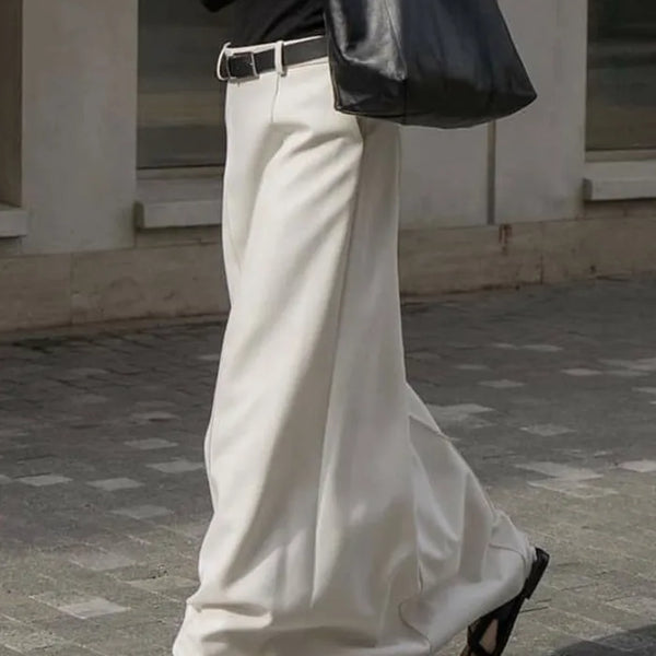Stylish H-Line Solid Color Skirts Bottoms