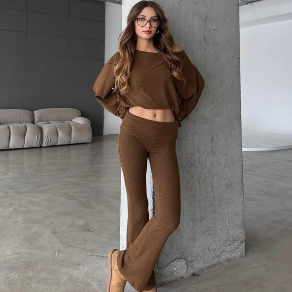 Solara Anthracite Knit Co-ord Set