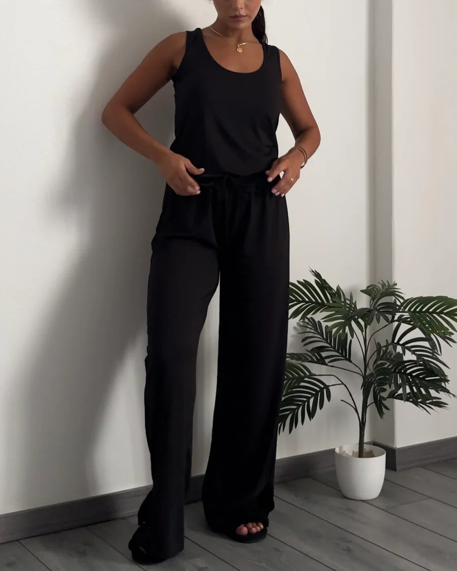 2-Piece Ribbed Lounge Set