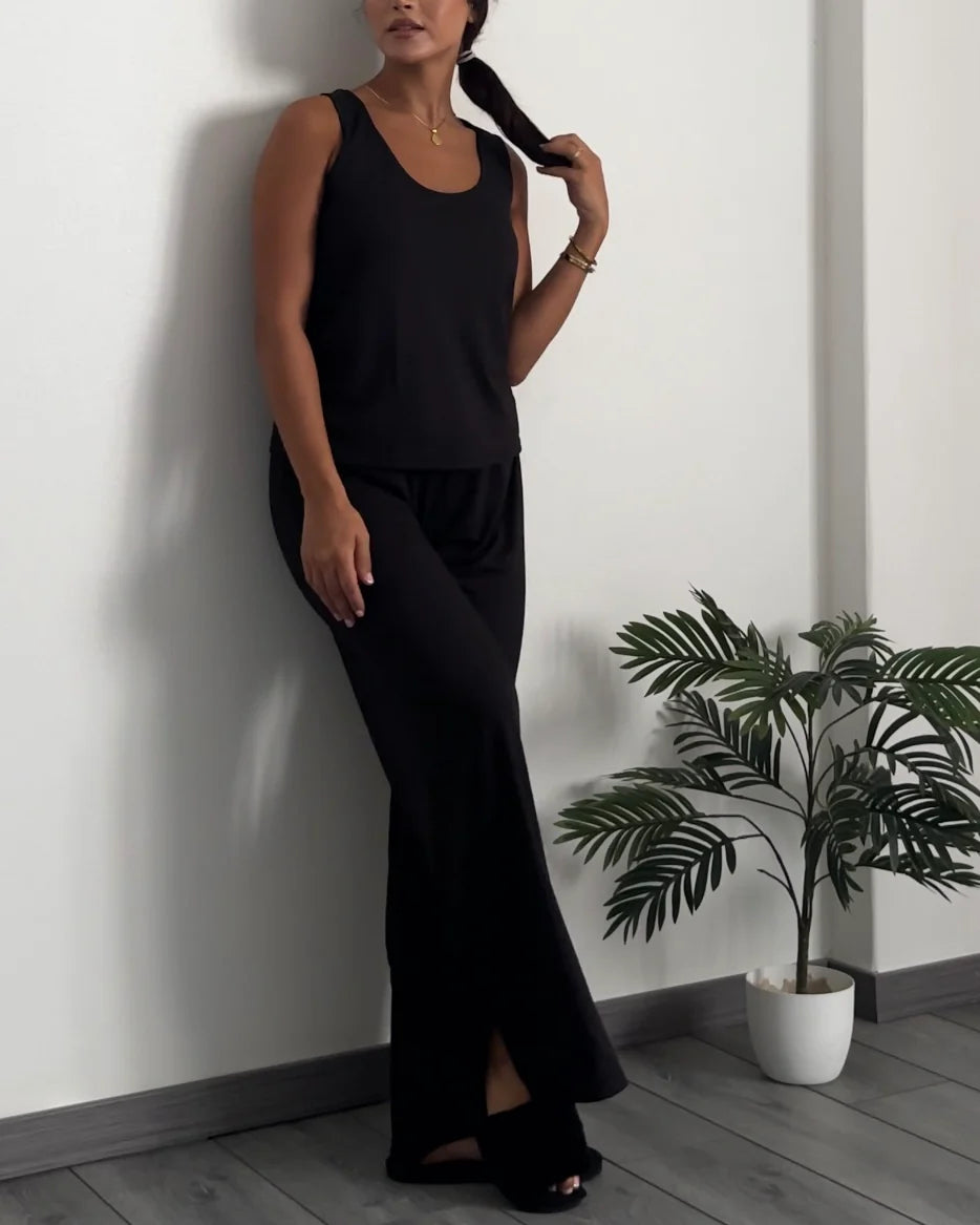 2-Piece Ribbed Lounge Set
