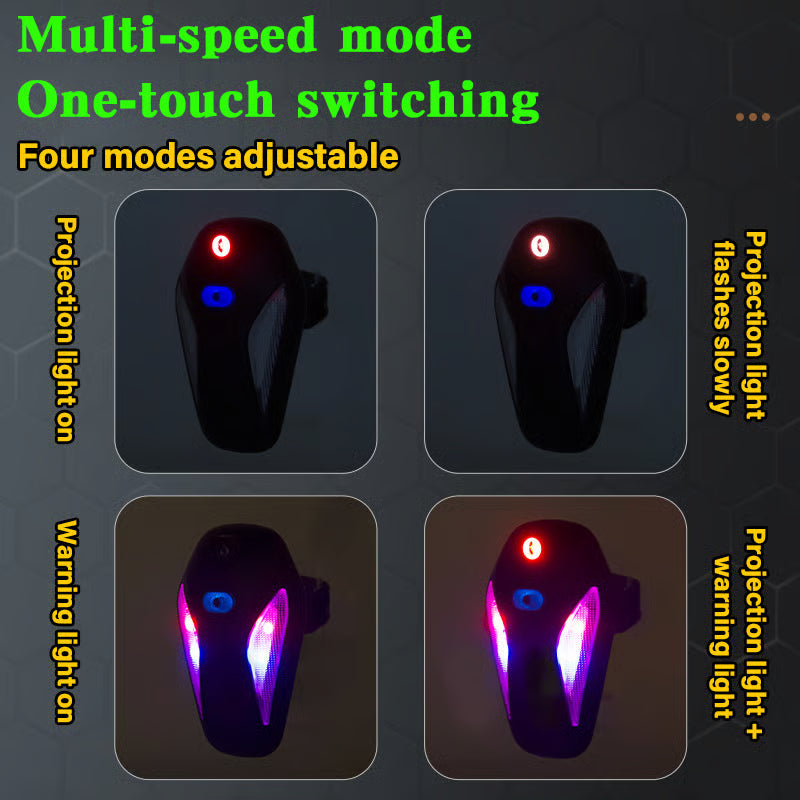 Bicycle Projection Tail Light