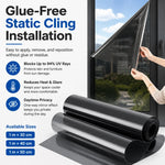 Black One-Way Mirror Privacy Window Film