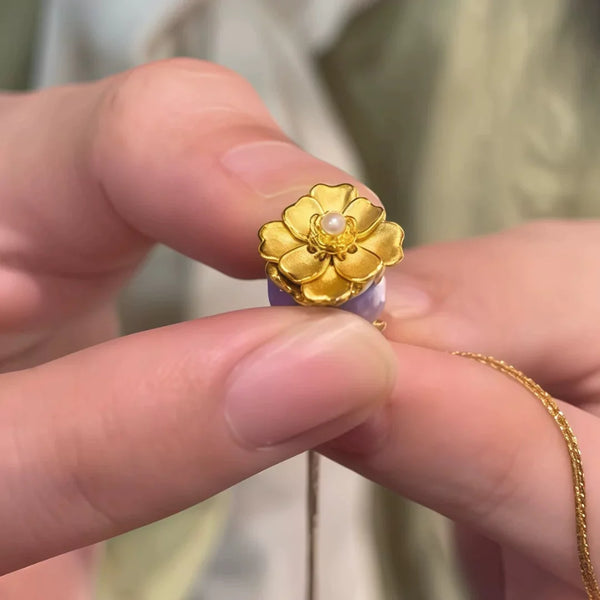 Aurora Rose Necklace – The Blossom of Love