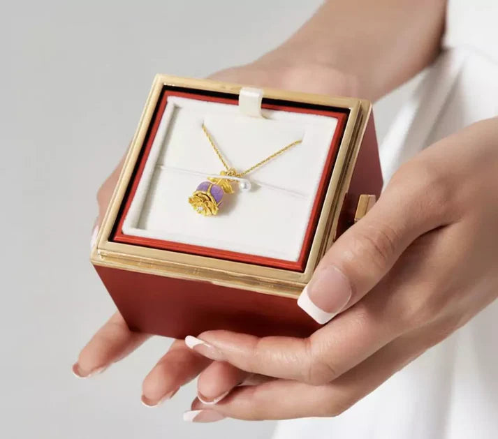 Aurora Rose Necklace – The Blossom of Love