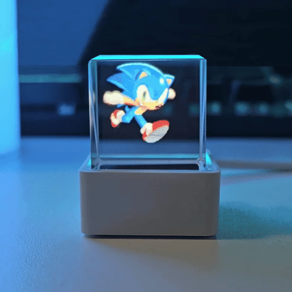 Holographic LED Display Cube | 3D Animated WiFi Gift