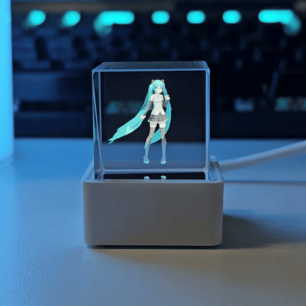 Holographic LED Display Cube | 3D Animated WiFi Gift