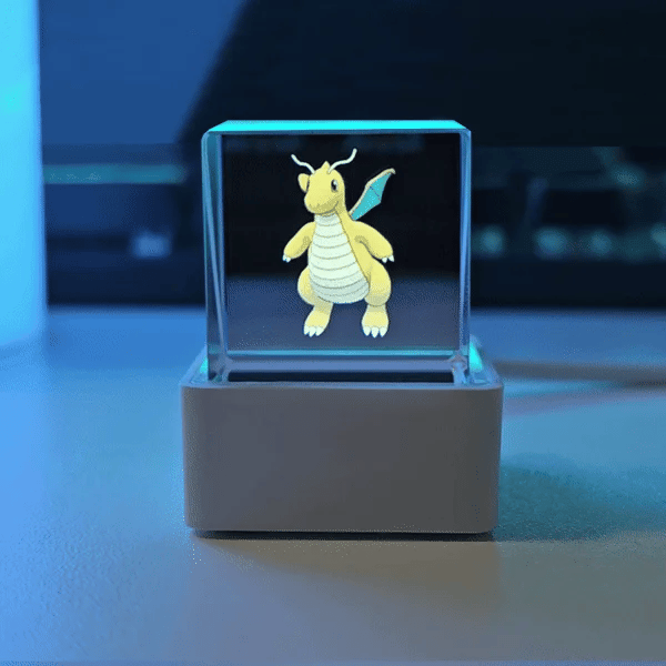 Holographic LED Display Cube | 3D Animated WiFi Gift