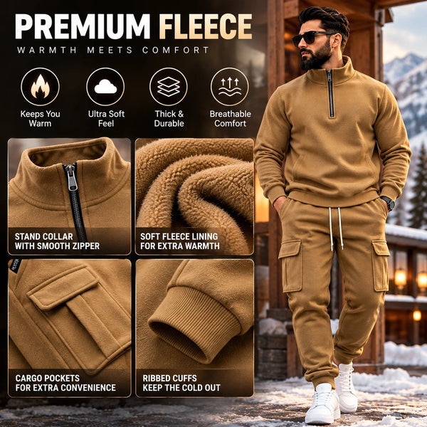 Mivolux Men's Warm Fleece Sportswear Set