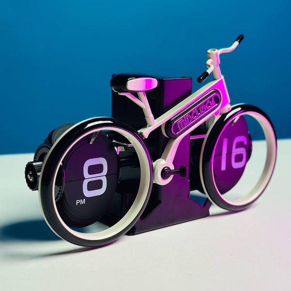 Unique Bicycle-Shaped Flip Clock