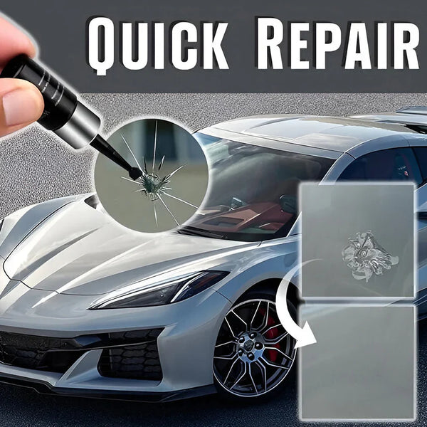Repair glass cracks in minutes