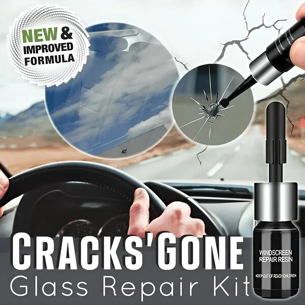 Repair glass cracks in minutes