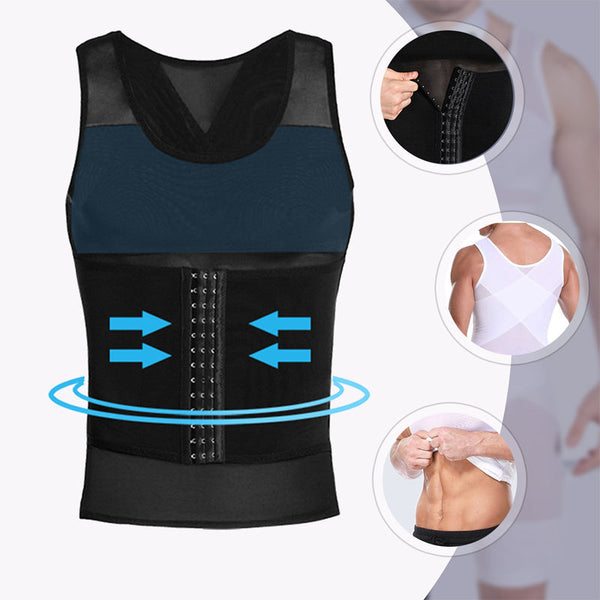 Sleek Men’s Waist Sculpting Vest