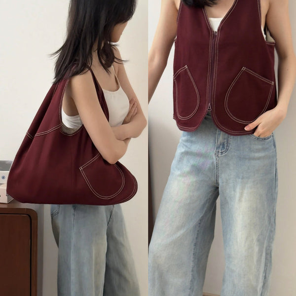Rustic Chic Vest & Tote Bag