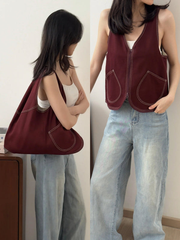 Rustic Chic Vest & Tote Bag