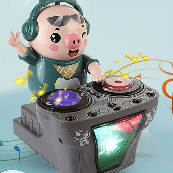 DJ Electric Music Dancing Pig Toy