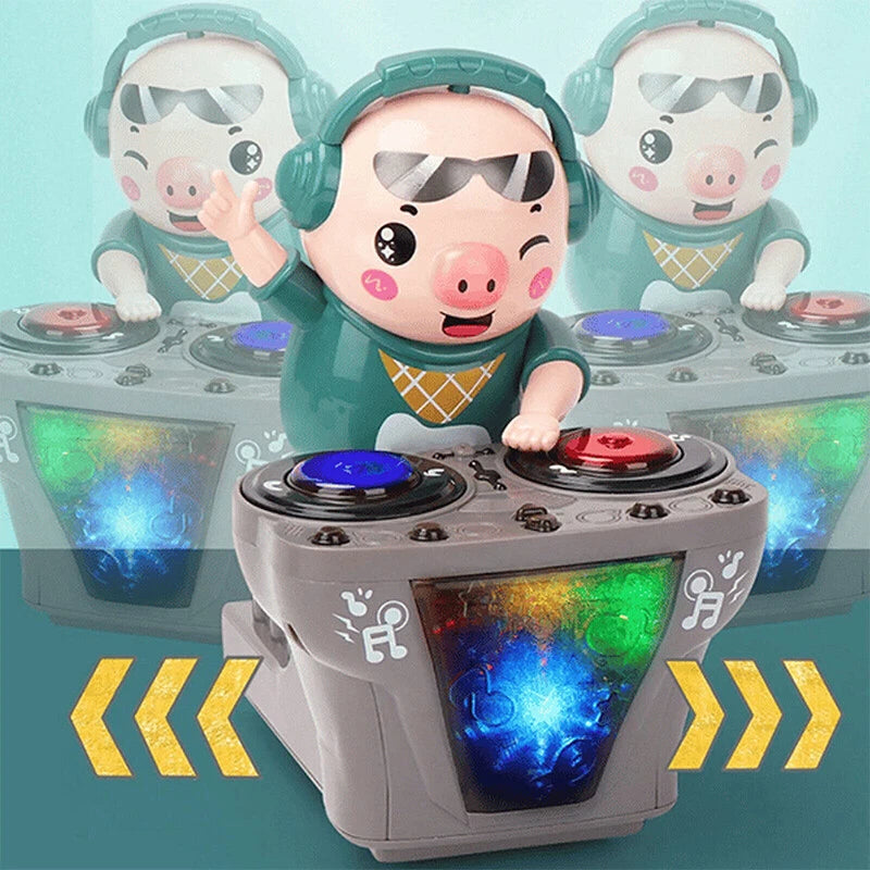 DJ Electric Music Dancing Pig Toy