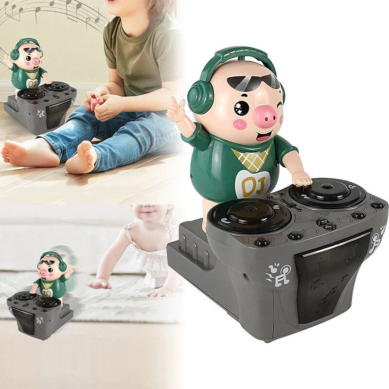 DJ Electric Music Dancing Pig Toy