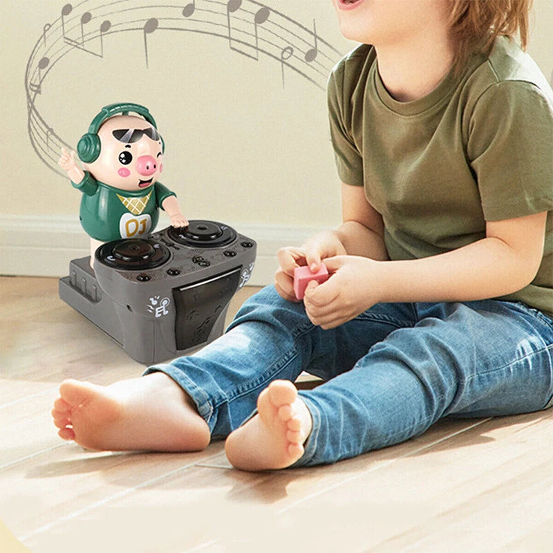 DJ Electric Music Dancing Pig Toy