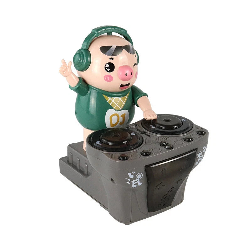 DJ Electric Music Dancing Pig Toy