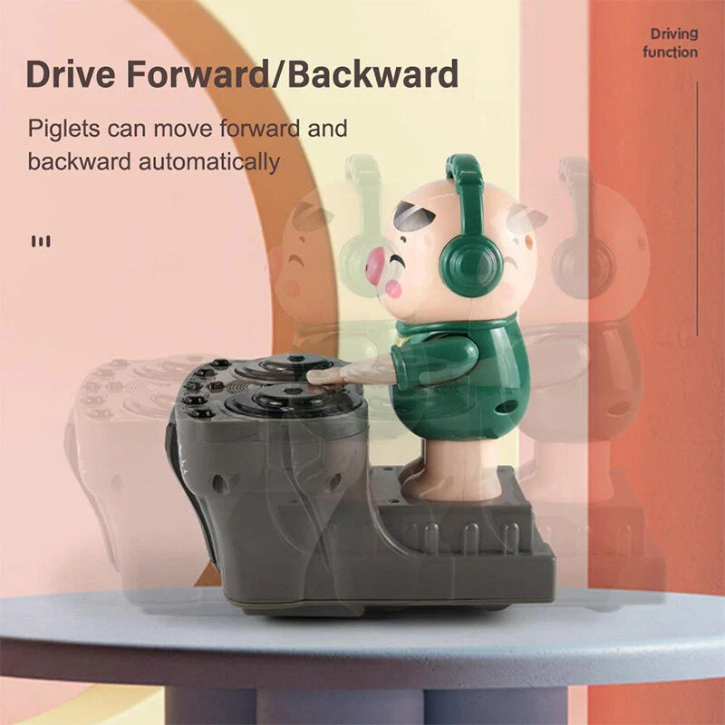 DJ Electric Music Dancing Pig Toy