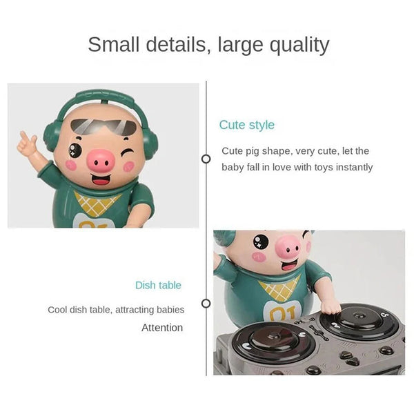 DJ Electric Music Dancing Pig Toy