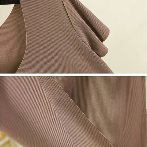 Soft Comfortable Ice Silk Short Sleeve T-Shirt Two Piece Set