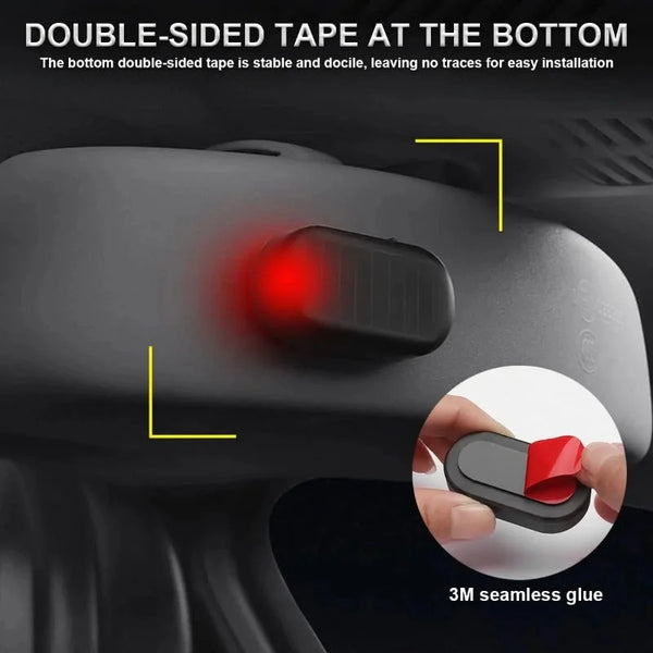 Solar-Powered Anti-theft Car Alarm Light