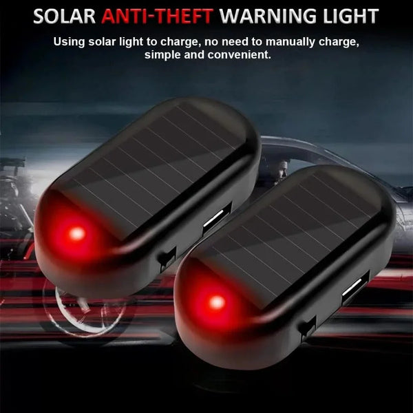 Solar-Powered Anti-theft Car Alarm Light