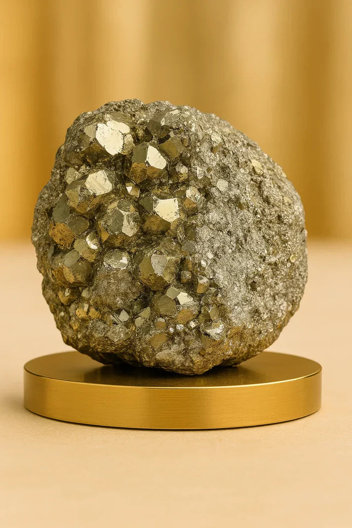 Golden Pyrite Raw Stone