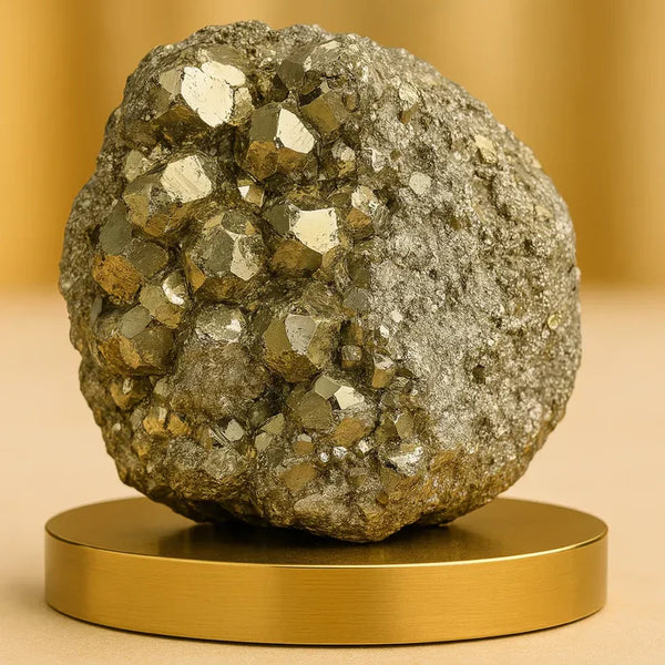 Golden Pyrite Raw Stone