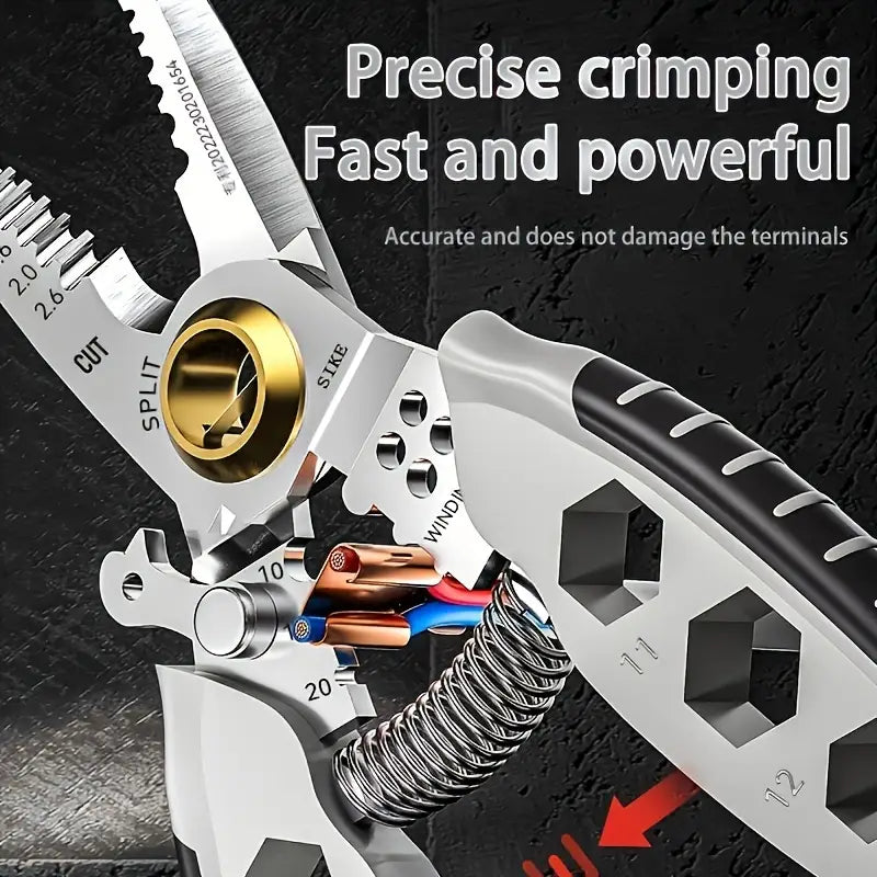 Multi-Functional Tool with Crimping