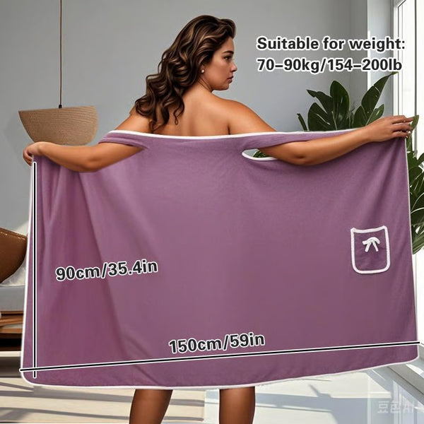 Women's Wearable Shower Skirt